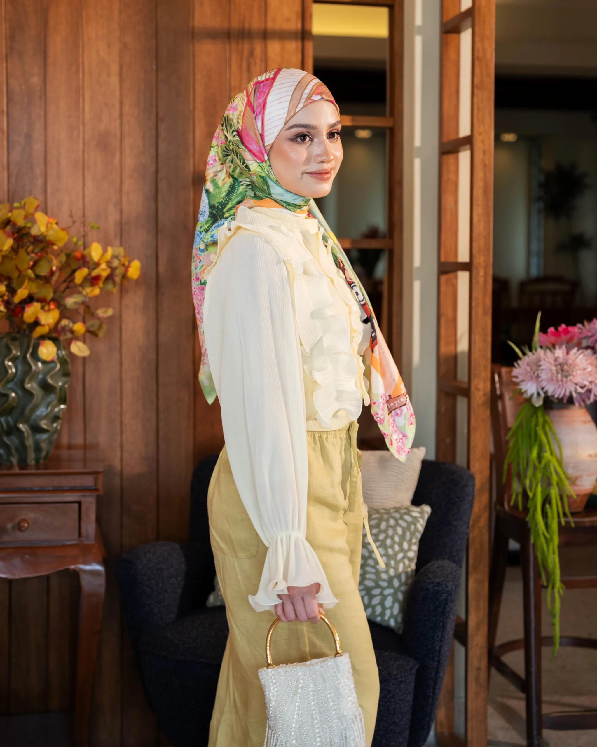 Hijau Teduh (Twill Satin Square) - Image 4